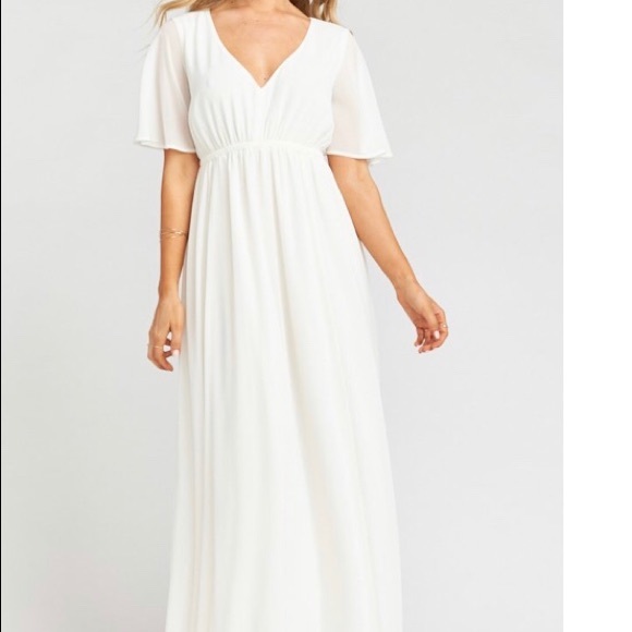 emily empire maxi dress